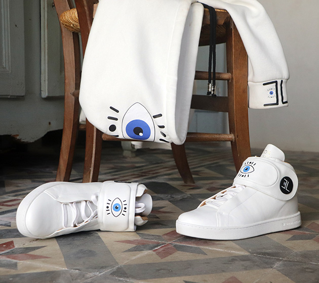 Sneaker Baron Papillon la mid-scratch-elui